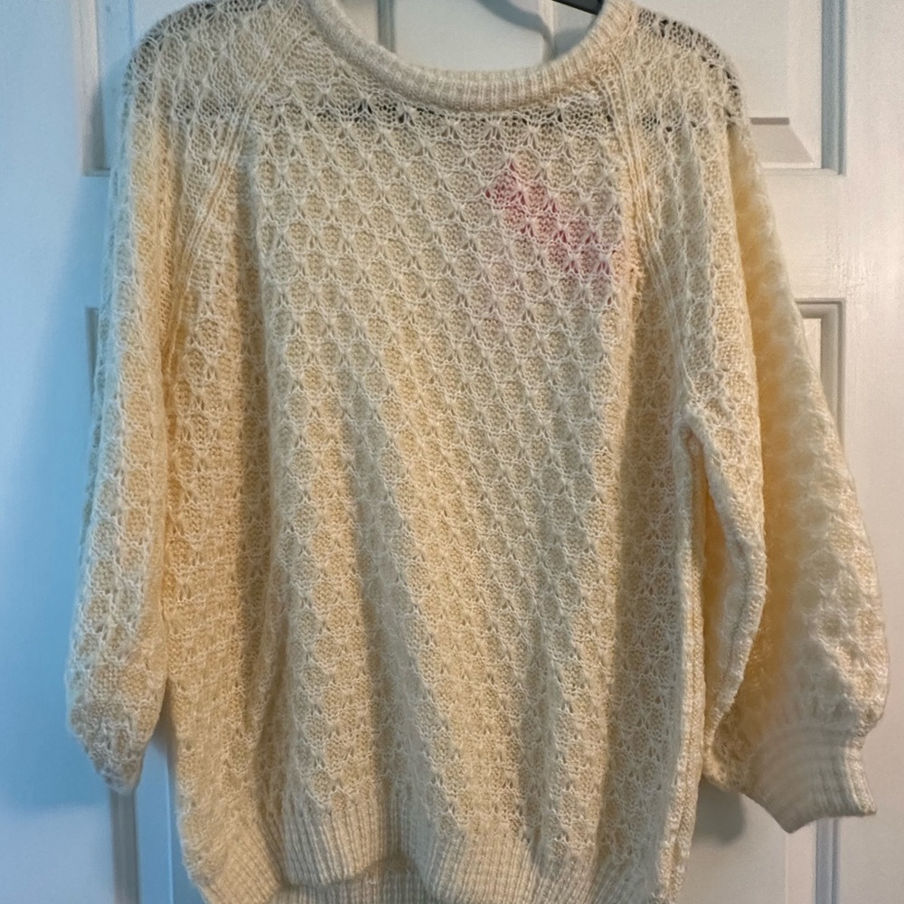 Lilly Pulitzer Coconut Honeycomb Corabelle Sweater